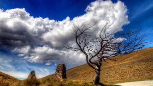 Stack Of Stones Under A Beautiful Sky HD Desktop Background