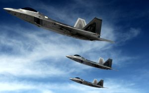 Airplane-Raptors-Stealth-Fighter-Background