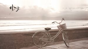 Bicycle-On-The-Beach-Wallpaper