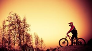 Bicycle-Winter-Sunset-Sport-Hd-Background