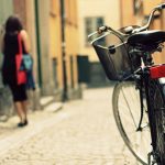 Bicycle-Woman-Street-Wallpaper-Hd