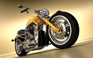 Motorcycle-Yellow-Harley-Wallpaper