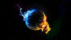 Space-Earth-Blue-And-Fire-Wallpaper