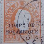 compa de mocambique black 300 reis 1892 orange mozambique stamp provincia de mocambique