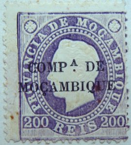 compa. de mocambique black 200 reis 1892 lila lilac violetmozambique stamp provincia de mocambique