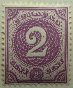 1889 1891 numeral stamp 2c purple curacao