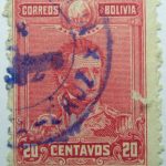 1899 1901 general sucre 1795 1830 correos de bolivia 20 centavos rose