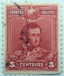 1899 1901 general sucre 1795 1830 correos de bolivia 5 centavos red