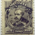 300 correio reis brazil floriano peixoto stamp 1906