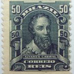 50 correio reis brazil pedro alvares cabral stamp 1906