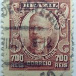 700 correio reis brazil francisco de paula rodrigez stamp 1906