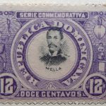 1902 the 400th anniversary of the founding of santo domingo city 1502 serie conmemorativa republica dominicana mella doge centavos 12 violet black stamp