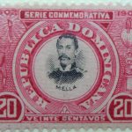 1902 the 400th anniversary of the founding of santo domingo city 1502 serie conmemorativa republica dominicana mella veinte centavos 20 carmine black stamp