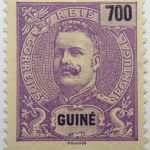 portuguese guinea 1898 1901 king carlos i stamp violet black 700 guine reis correios portugal