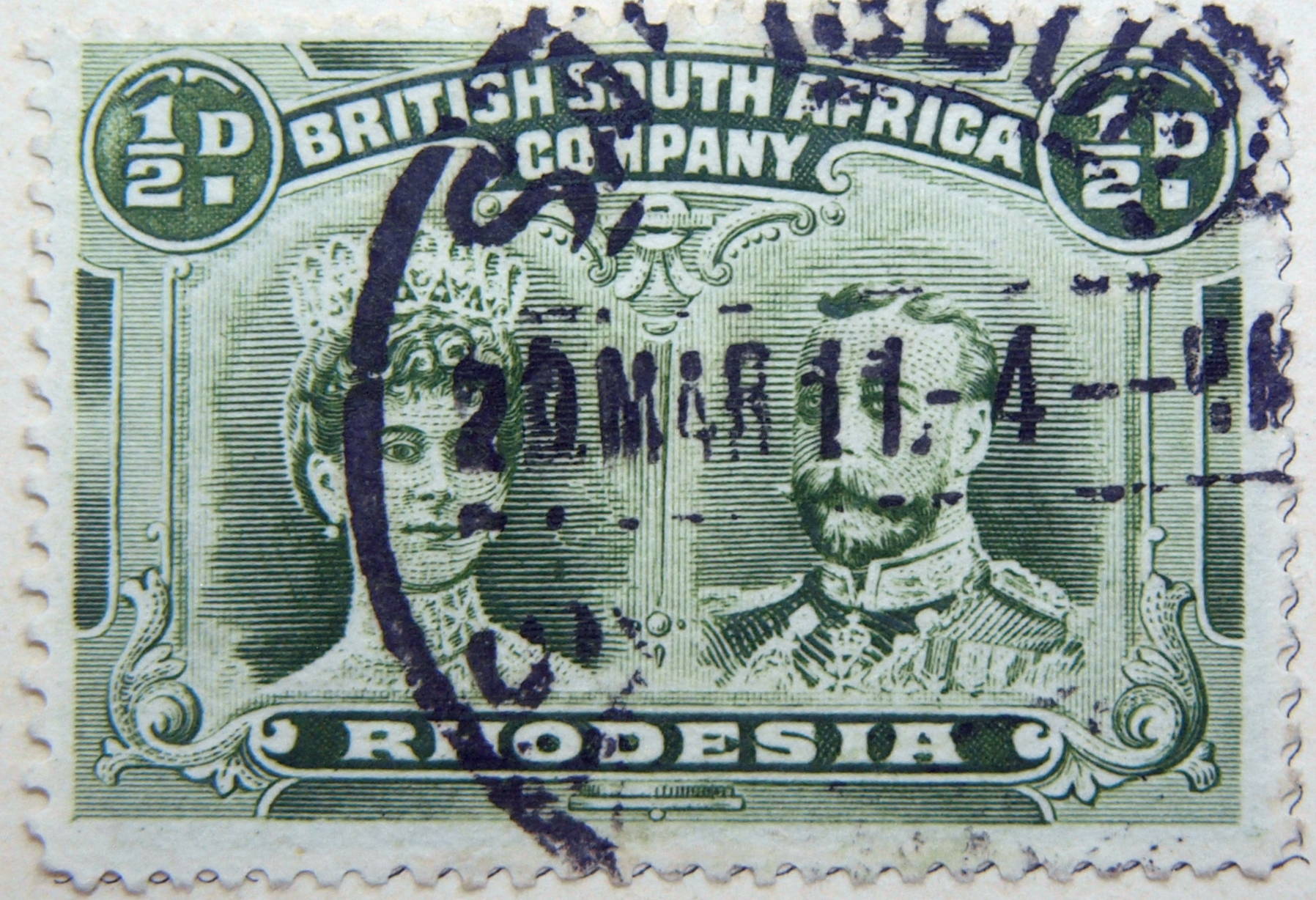 British South Africa company stamps