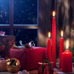 christmas eve 3840x2160 presents gifts candles decoration 4k 4093