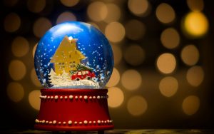 christmas snow globe 14060