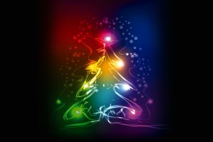 christmas tree 4500x3000 abstract colorful 4k 3968