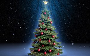 free christmas tree wallpaper 8982