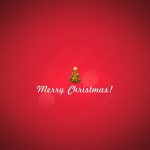 merry christmas minimal christmas holidays red christmas tree 1920x1080