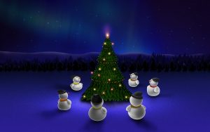 snowman 2560x1600 christmas eve christmas tree 3986